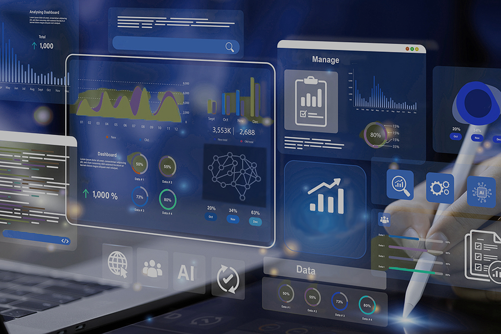 Cutting-edge AI analytics dashboard